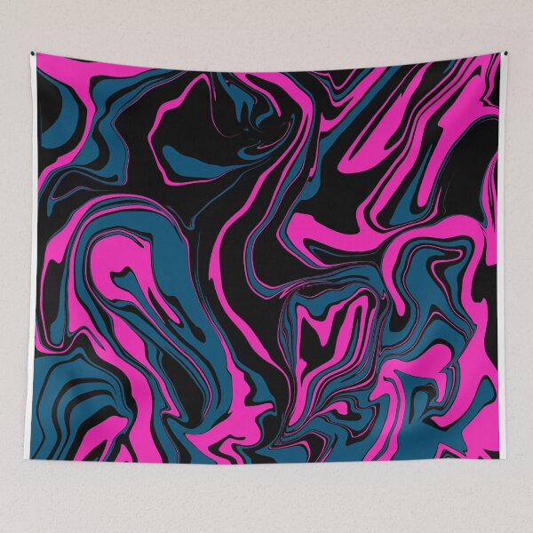 Item preview, Magenta Midnight Abstract Melt designed and sold by WildNClassyFun.
