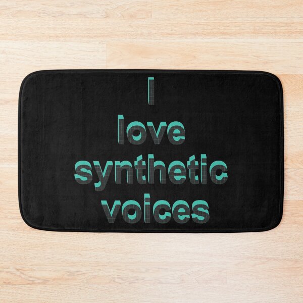 Item preview, Love synthetic voices, electronic music, modern music designs designed and sold by Kirei-Lily.