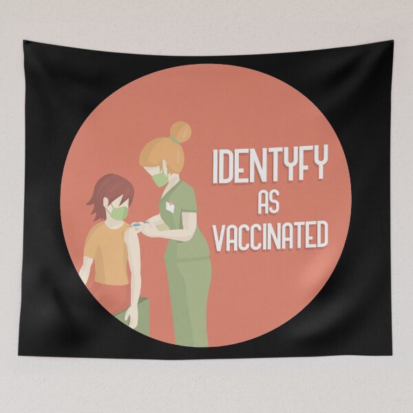 Item preview, I identify as vaccinated designed and sold by GoranDesign.