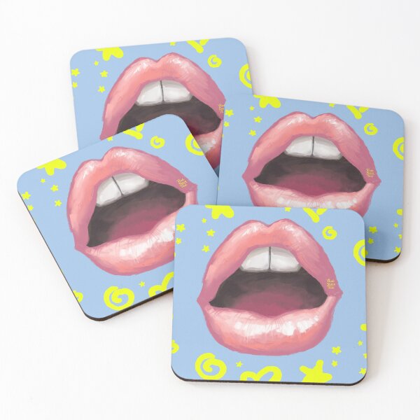 Item preview, Beautiful fashion lips. Sweet lovely sexy cute kiss. designed and sold by RukkiZukkiArt.