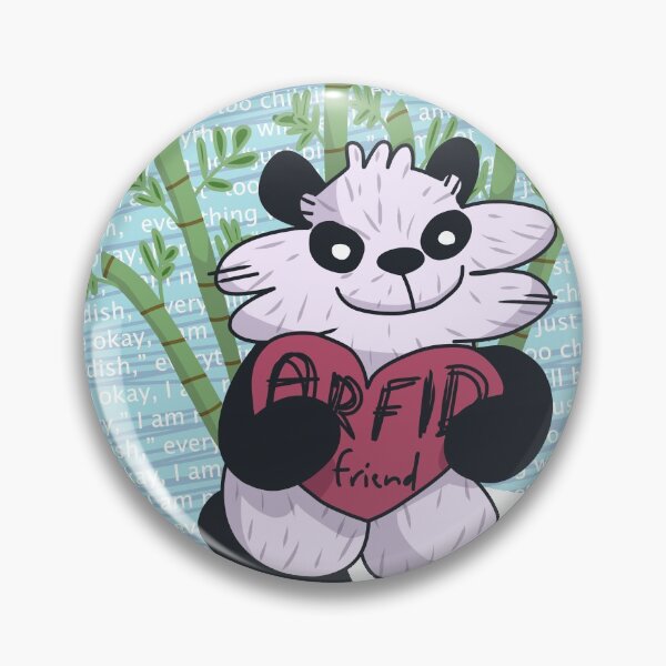 Item preview, "ARFID Friend" Panda With Affirmations designed and sold by OhUnicornLord.
