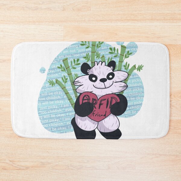 Item preview, "ARFID Friend" Panda With Affirmations designed and sold by OhUnicornLord.