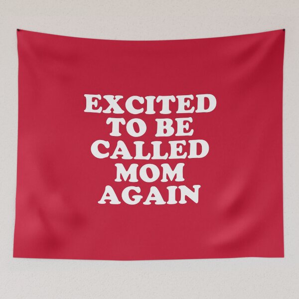 Item preview, Excited To Be Called Mom Again #6 designed and sold by SalahBlt.