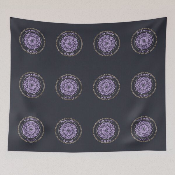 Item preview, Allow Yourself To Be Seen 2 mandala zen quote gifts designed and sold by KiriBrero.
