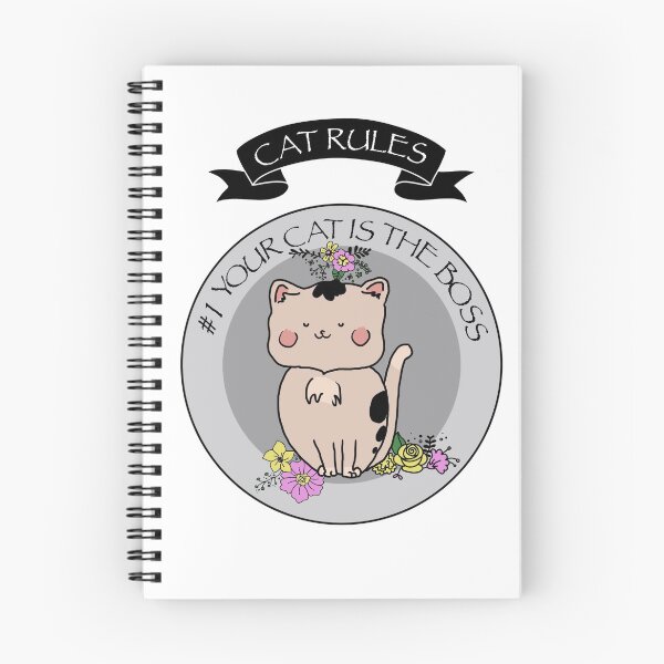 Item preview,  Cat is the boss - Cat rules #1 designed and sold by LoonyM.