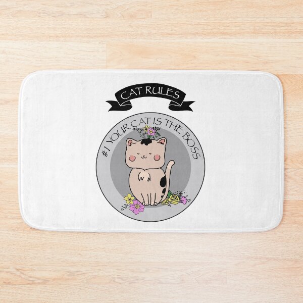 Item preview, Cat is the boss - Cat rules #1 designed and sold by LoonyM.