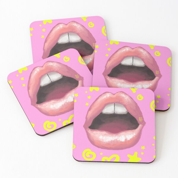 Item preview, Romantic summer kissing lips. Lovely sexy mouth. designed and sold by RukkiZukkiArt.