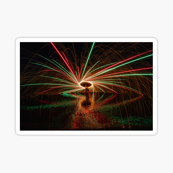Colorful Reflections Sticker