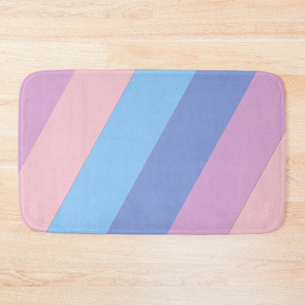 Item preview, Vintage Light Blue, Pink, and Purple Diagonal Stripes Pattern designed and sold by LittleFlairTee.