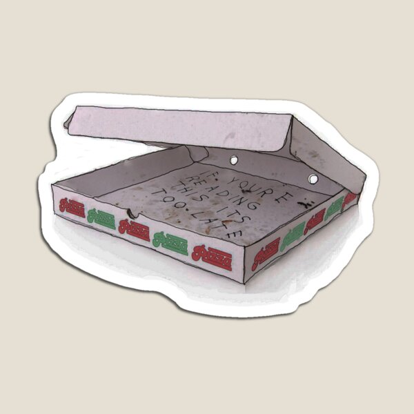 Item preview, Caja de pizza vacía- SI ESTOY LEYENDO ESTO ES DEMASIADO TARDE designed and sold by CarsonRGS.
