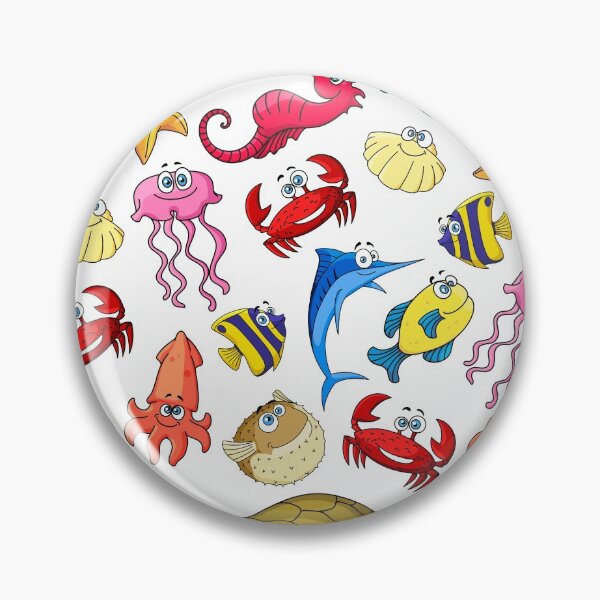 Item preview, Cute Sea Creature Animals designed and sold by SurbDesigns.