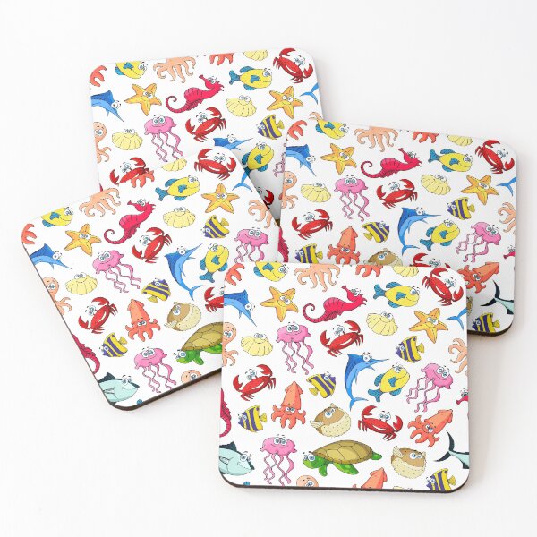 Item preview, Cute Sea Creature Animals designed and sold by SurbDesigns.