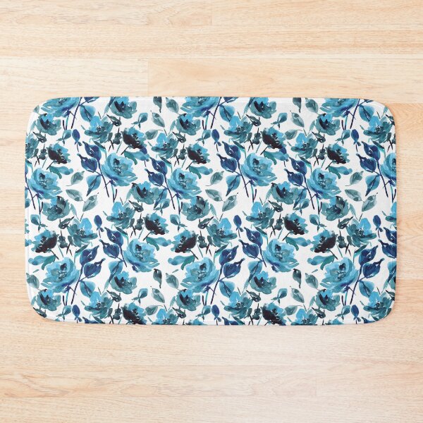 Item preview, Blue Floral Vintage Style Pattern designed and sold by handandhart.
