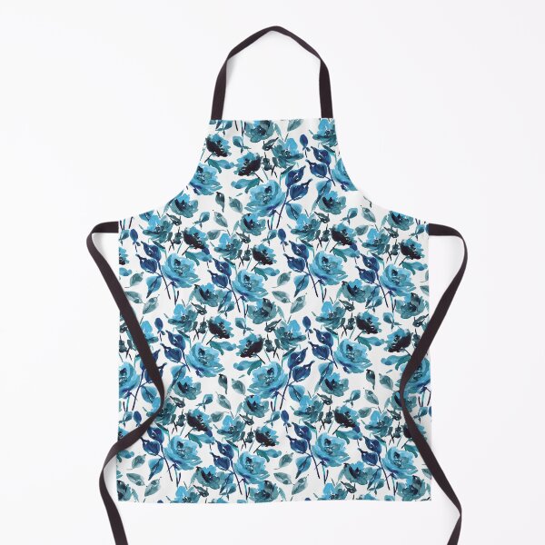 Item preview, Blue Floral Vintage Style Pattern designed and sold by handandhart.