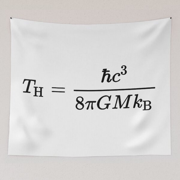 Item preview, Hawking radiation temperature, thermodynamics and physics designed and sold by NoetherSym.