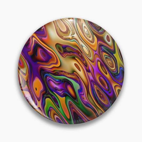 Item preview, Colorful Liquid Style Psychedelic Pattern Design  designed and sold by EarthArtDesigns.