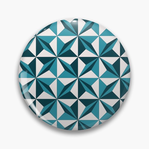 Item preview, Turquoise Geometric Pattern designed and sold by CiaraPrints.