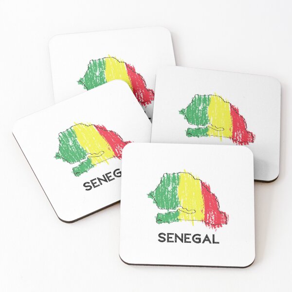 Item preview, senegal map africa designed and sold by mikoala50.