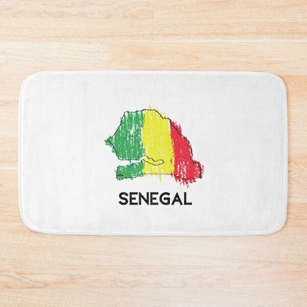 Item preview, senegal map africa designed and sold by mikoala50.