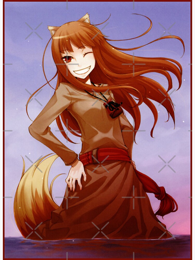 Horo Spice And Wolf Sticker For Sale By Virael Redbubble