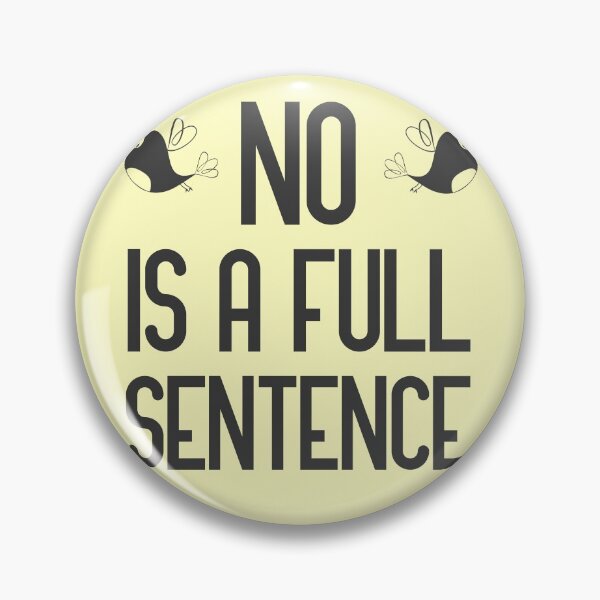 Item preview, no is a full sentence designed and sold by GoranDesign.