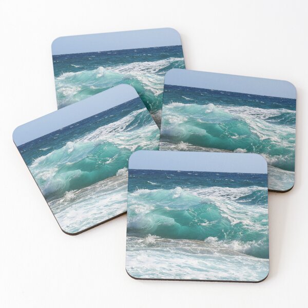 Item preview, blue ocean wave print designed and sold by Yulia Sh.