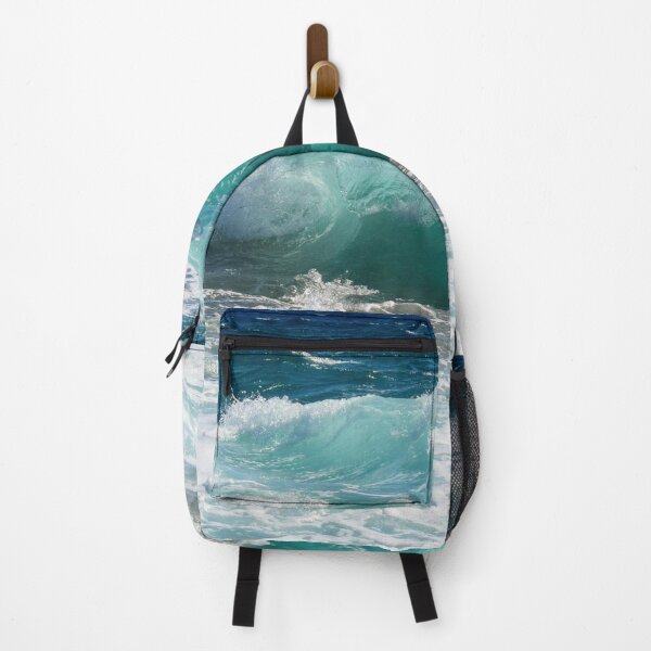 Item preview, blue ocean wave print designed and sold by Yulia Sh.