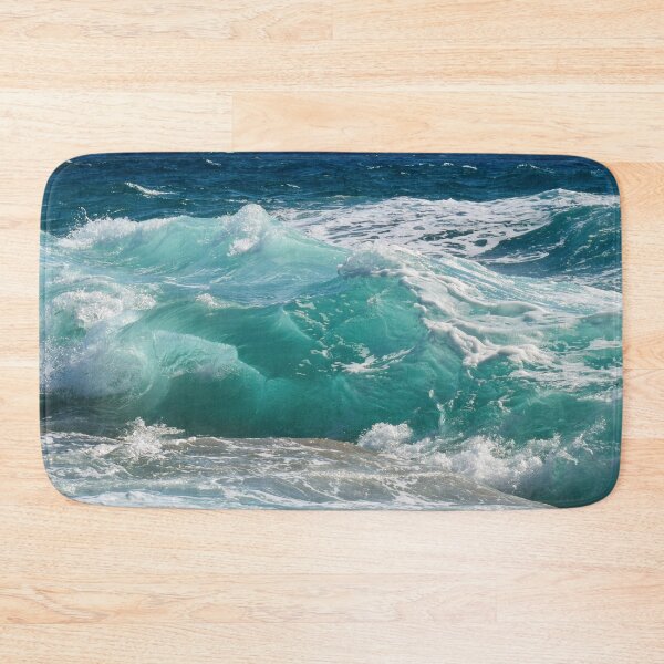 Item preview, blue ocean wave print designed and sold by Yulia Sh.