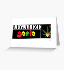 Legalize Ganja clothing and gifts by Sago Design Greeting Card