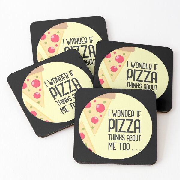 Item preview, I wonder if pizza thinks about me too designed and sold by GoranDesign.