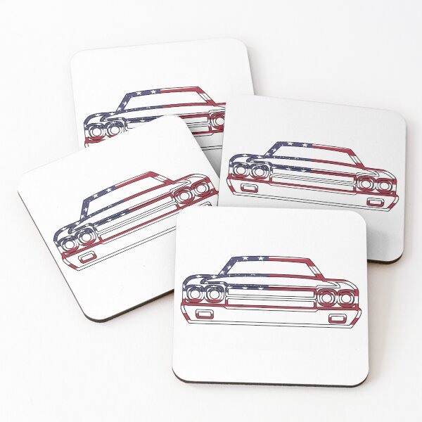 Item preview, Patriot 70 Chevelle outine designed and sold by FabFreakShop.