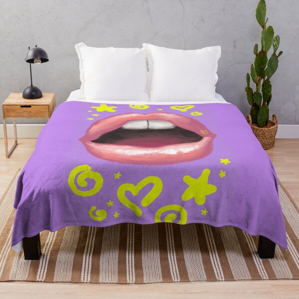 Item preview, Romantic summer kissing lips. Lovely sexy mouth. designed and sold by RukkiZukkiArt.