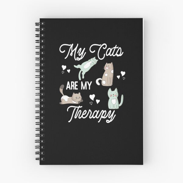 Item preview, Funny Cat Kitty Pet Paws Heart My Cats Are My Therapy designed and sold by ChromanautMerch.