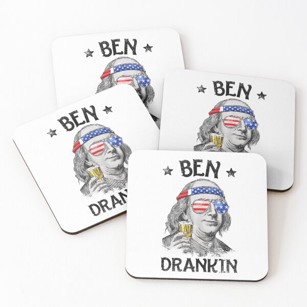 Item preview, 4th of July Shirts for Men Ben Drankin Benjamin White  designed and sold by BanBay.