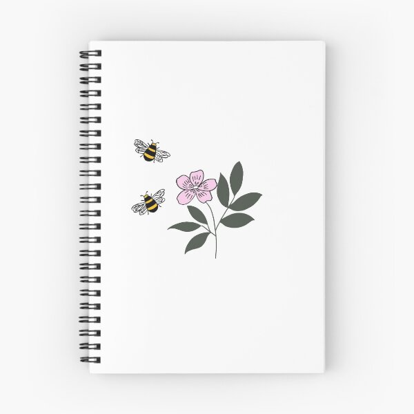 Item preview, beautiful flowers and bees design designed and sold by MarryMarry.