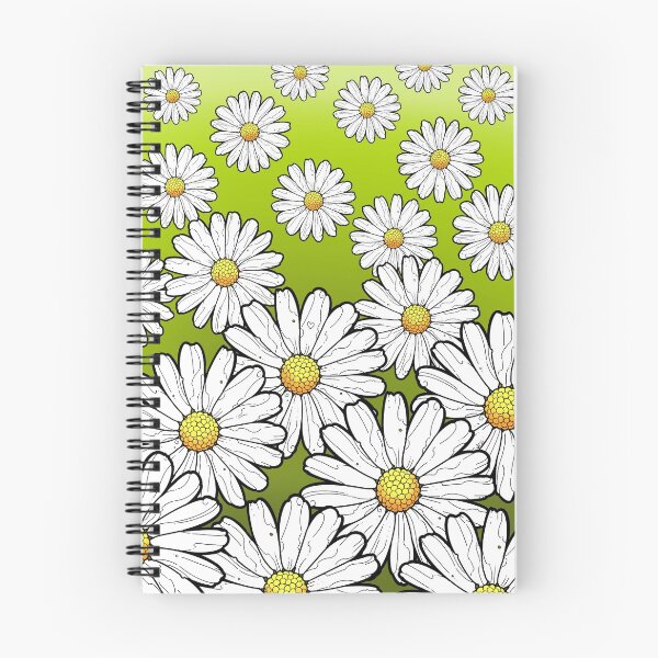 Item preview,  daisies pattern on green grass designed and sold by weilertsen.