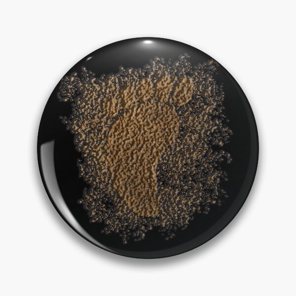Item preview, Sandy Human Footprint (Black) designed and sold by AbsurdlyEpic.