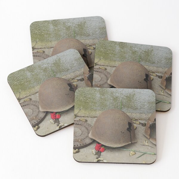 Item preview, Old soldiers' iron helmets with holes designed and sold by mrivserg.