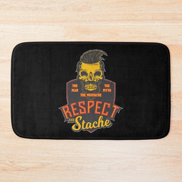 Item preview, Funny Mustache Retro Facial Hair Humor Respect The Stache designed and sold by ChromanautMerch.