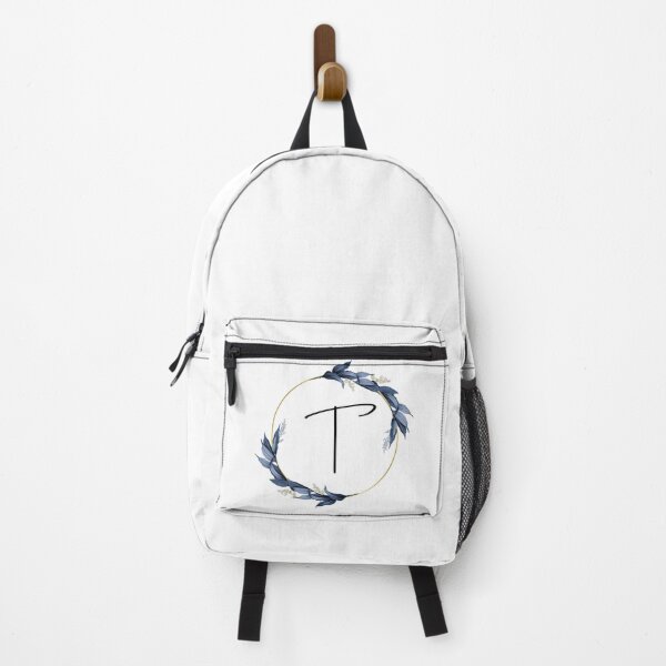 Item preview, Monogram with blue leaves letter T designed and sold by JustSeasons.