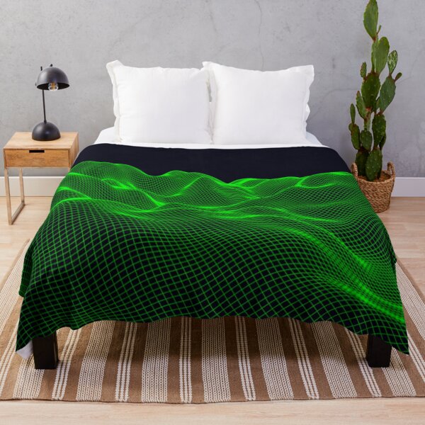 Item preview, Abstract mesh landscape cyberspace grid data Futuristic Contempraray designed and sold by WearWolfDesigns.