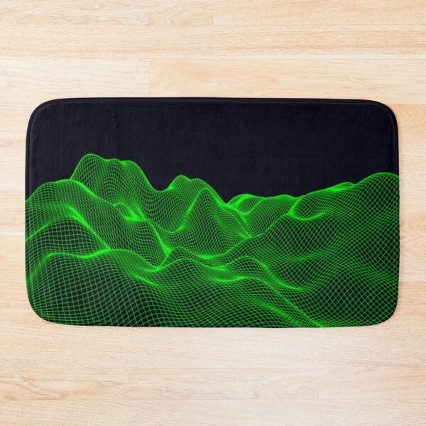 Item preview, Abstract mesh landscape cyberspace grid data Futuristic Contempraray designed and sold by WearWolfDesigns.