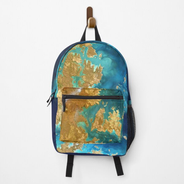 Item preview, Colorful blue ocean print designed and sold by Yulia Sh.