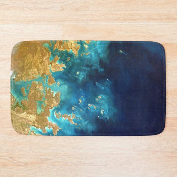 Item preview, Colorful blue ocean print designed and sold by Yulia Sh.