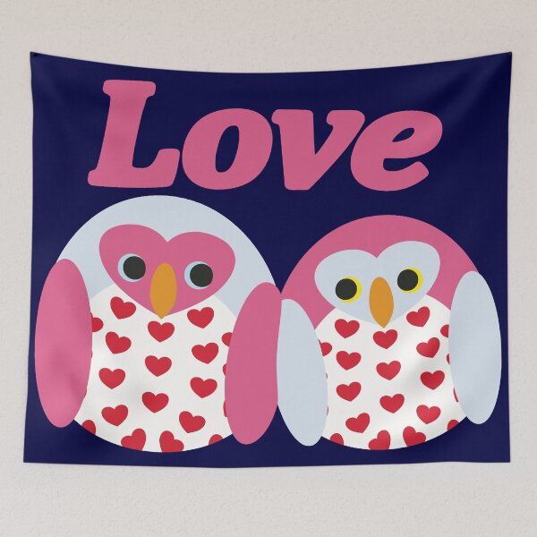 Item preview, Owl love designed and sold by TheNapCat.