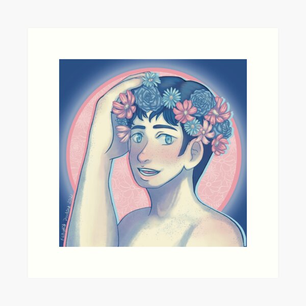 Flower Crown Art Print