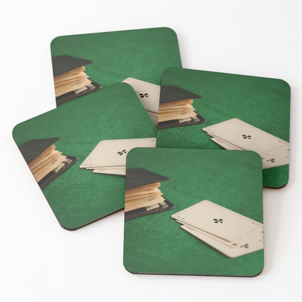 Item preview, Ace cross and wallet with cash on green cloth designed and sold by mrivserg.
