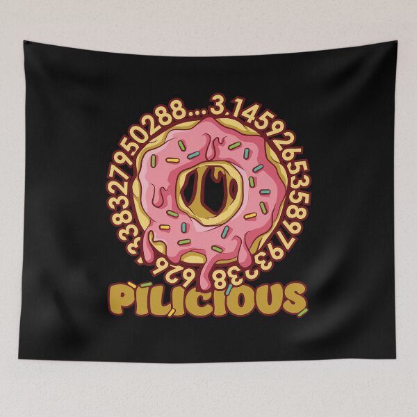 Item preview, Pilicious Doughnut Pi Math Donut designed and sold by FalkDania.
