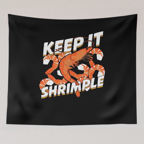 Item preview, Keep It Shrimple Shrimp Seafood Lover Gift designed and sold by Marcid95.