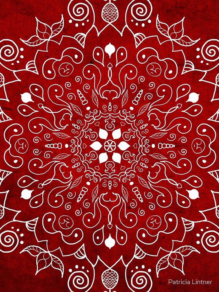 Mandala Vivid Red by plintner